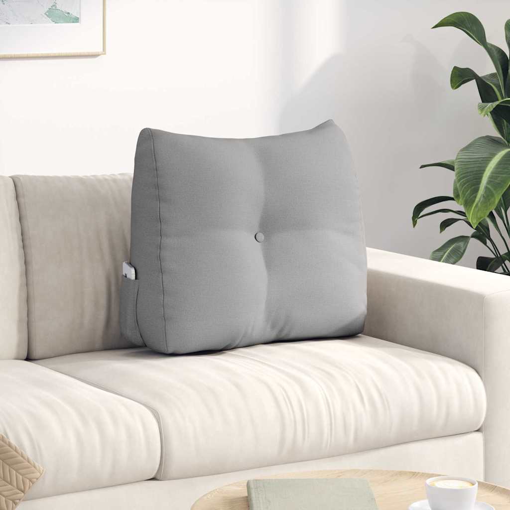 Seljatugi padi Pilvine hall 60 x 50 x 24 cm kangas