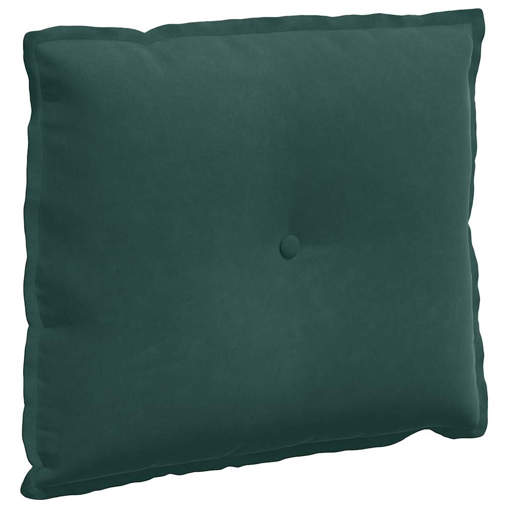 Seljatugi padi Tumeroheline 60 x 50 x 19 cm Korter kangas
