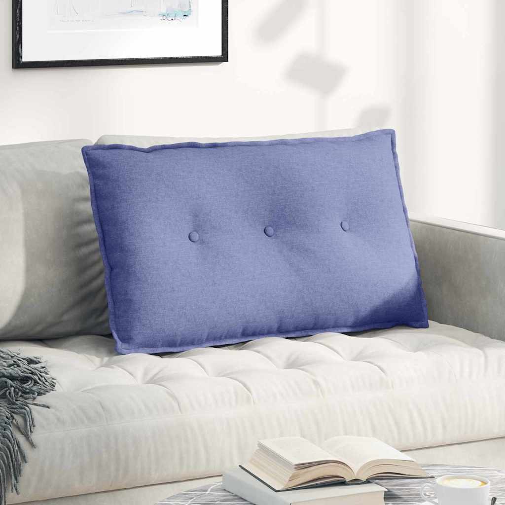 Seljatugi padi Jeans sinine 80 x 50 x 19 cm kangas