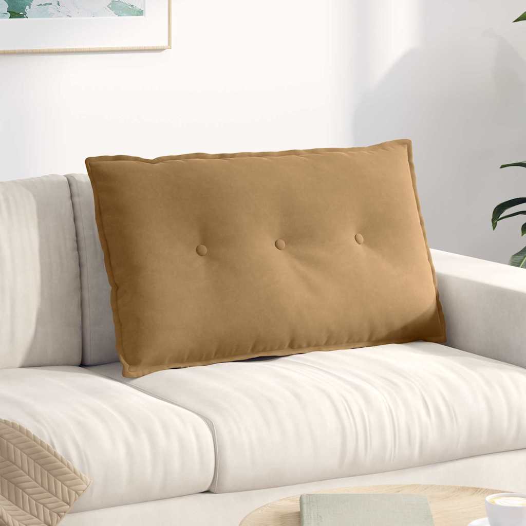 Seljatugi padi Pruun 80 x 50 x 19 cm Korter kangas