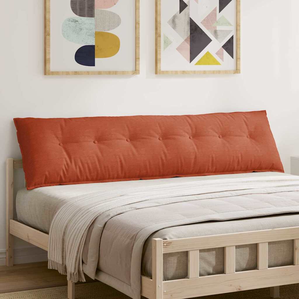 Seljatugi padi Punane oranž 200 x 50 x 19 cm Korter kangas