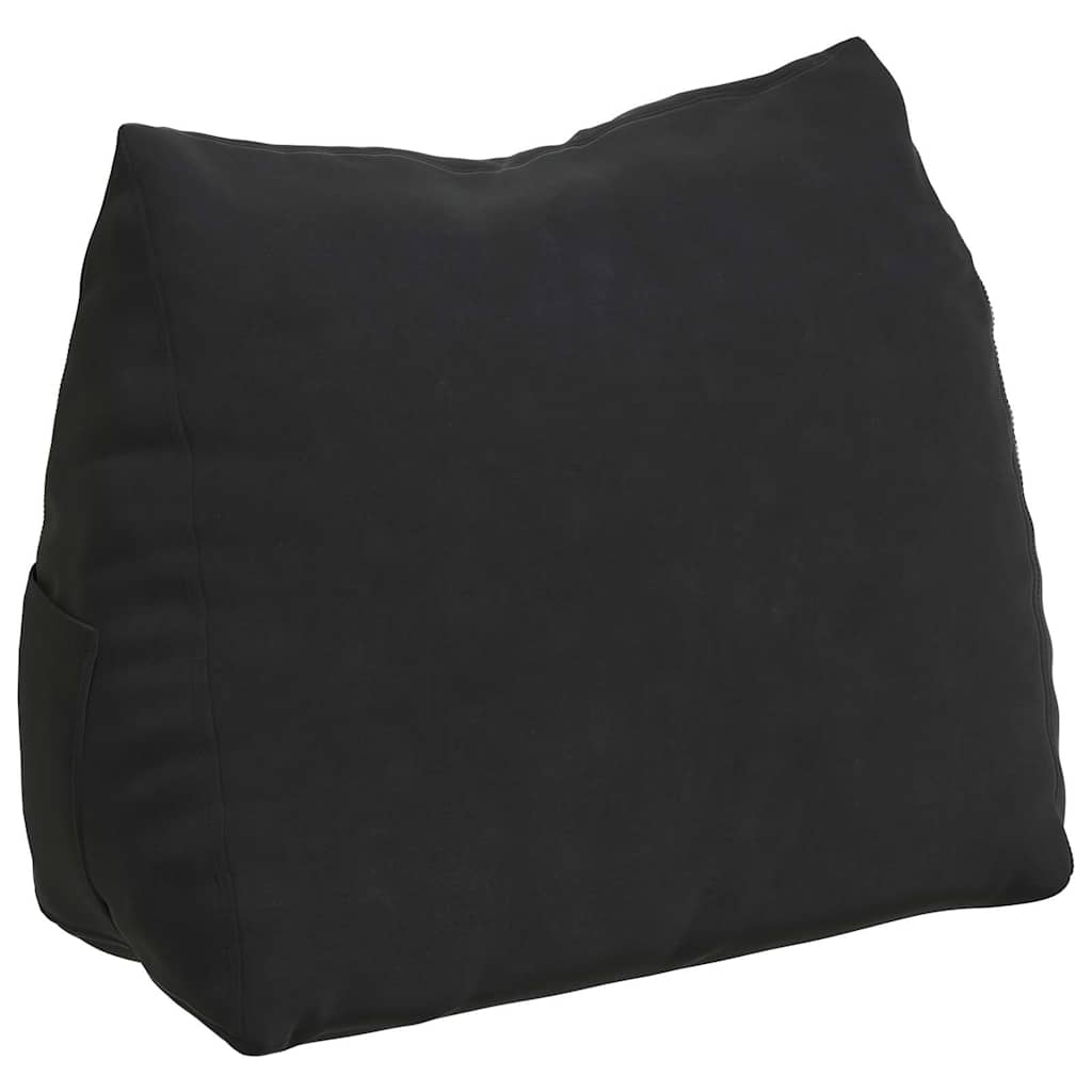 Seljatugi padi Must 45 x 35 x 20 cm Korter kangas