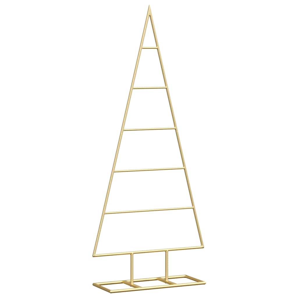 Metall jõulupuu Kuldne 90 cm Pulbervärvitud Teras
