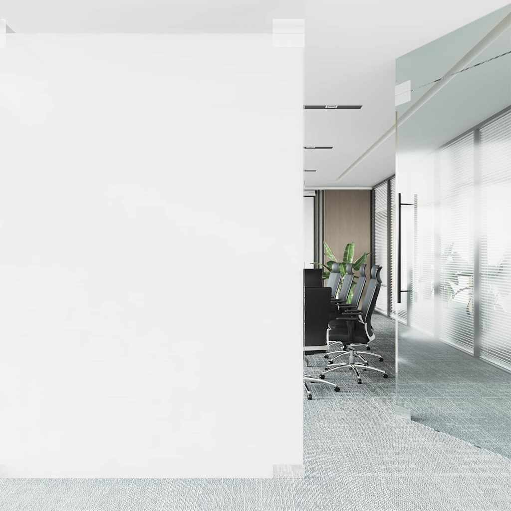 Staatiline aknakile Jääs Valge 45 x 1000 cm PVC