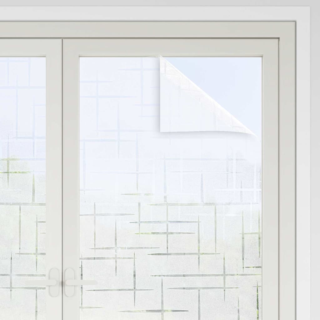 Staatiline aknakile Jäine täht 90 x 500 cm PVC