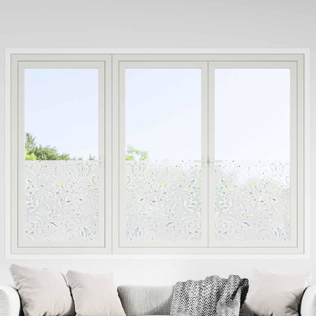 Staatiline aknakile Jäine lill 90 x 500 cm PVC