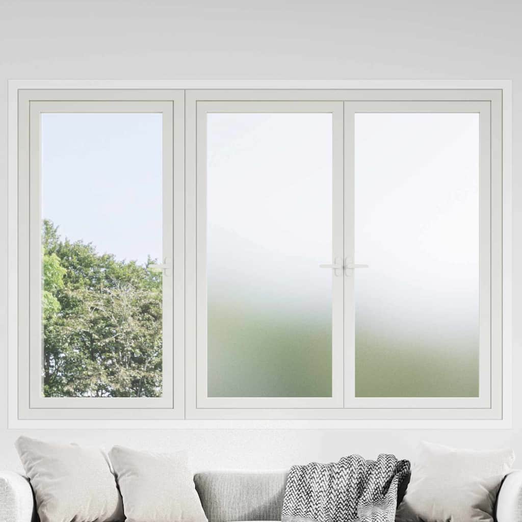 Ise kinni kleebitav aknafilm Jääs Valge 90 x 500 cm PVC