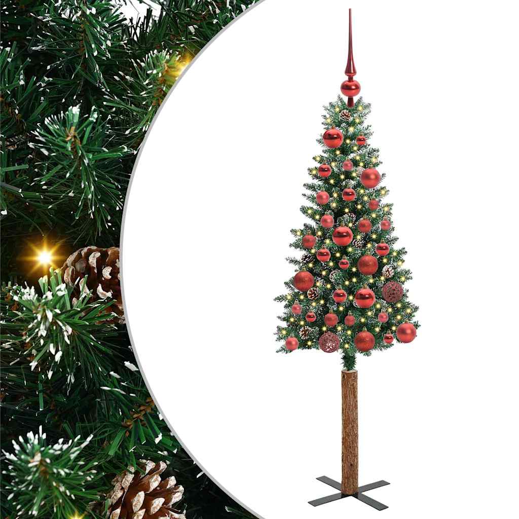 Peen jõulupuu Roheline 150 cm PVC ja tahke mänd