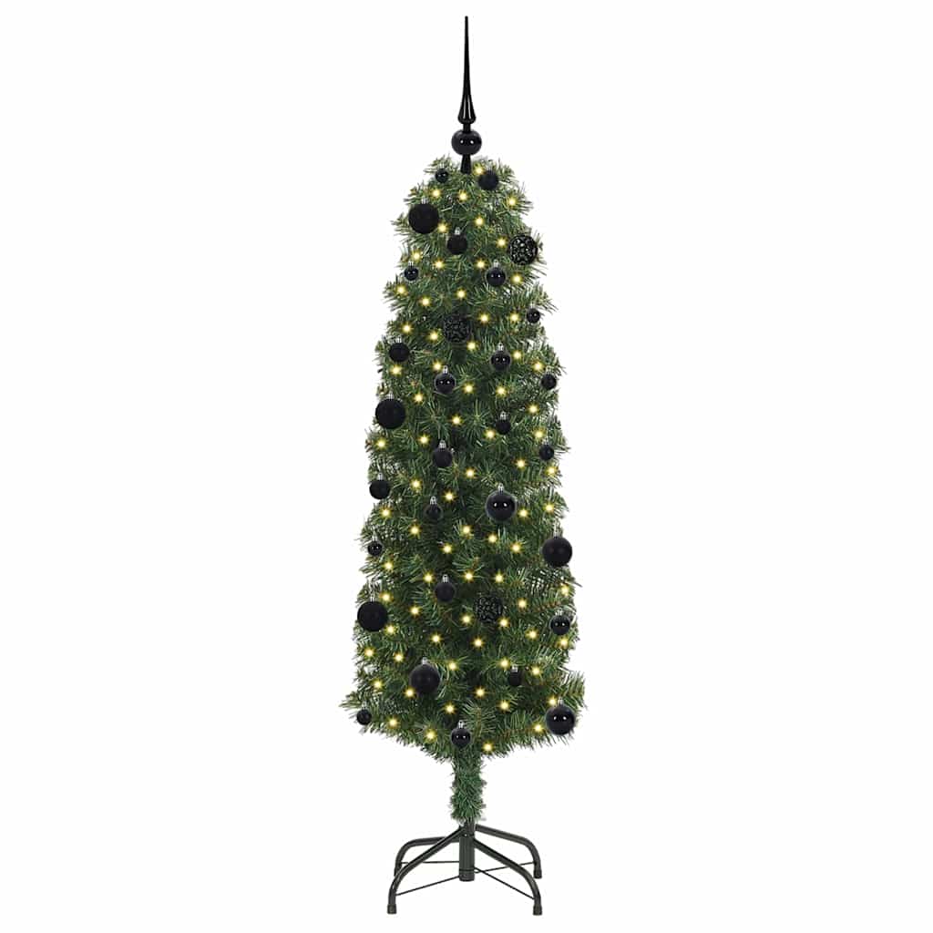 Tehisjõulupuu Roheline 150 cm PVC, teras ja plastik