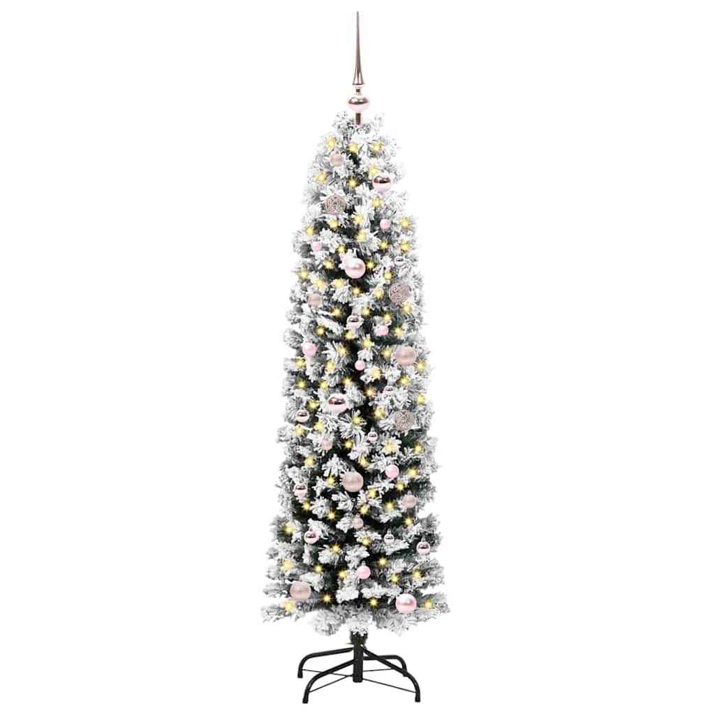 Tehisjõulupuu Roheline 150 cm PVC, teras ja plastik