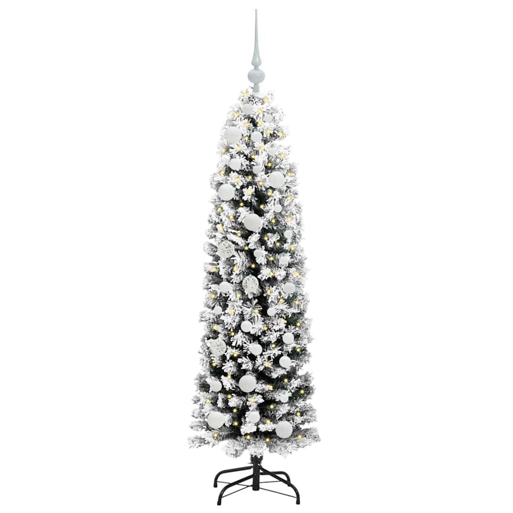 Tehisjõulupuu Roheline 150 cm PVC, teras ja plastik