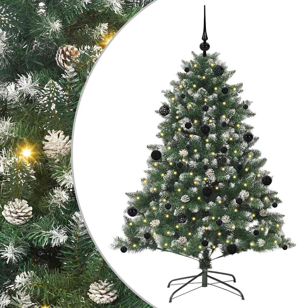 Tehisjõulupuu Roheline 150 cm PVC, Plastikk ja Teras