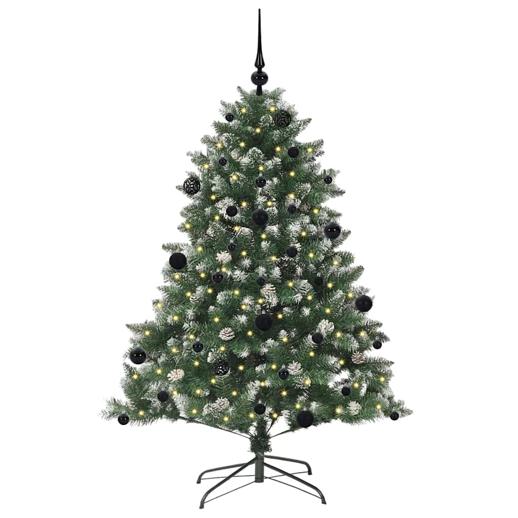 Tehisjõulupuu Roheline 150 cm PVC, Plastikk ja Teras