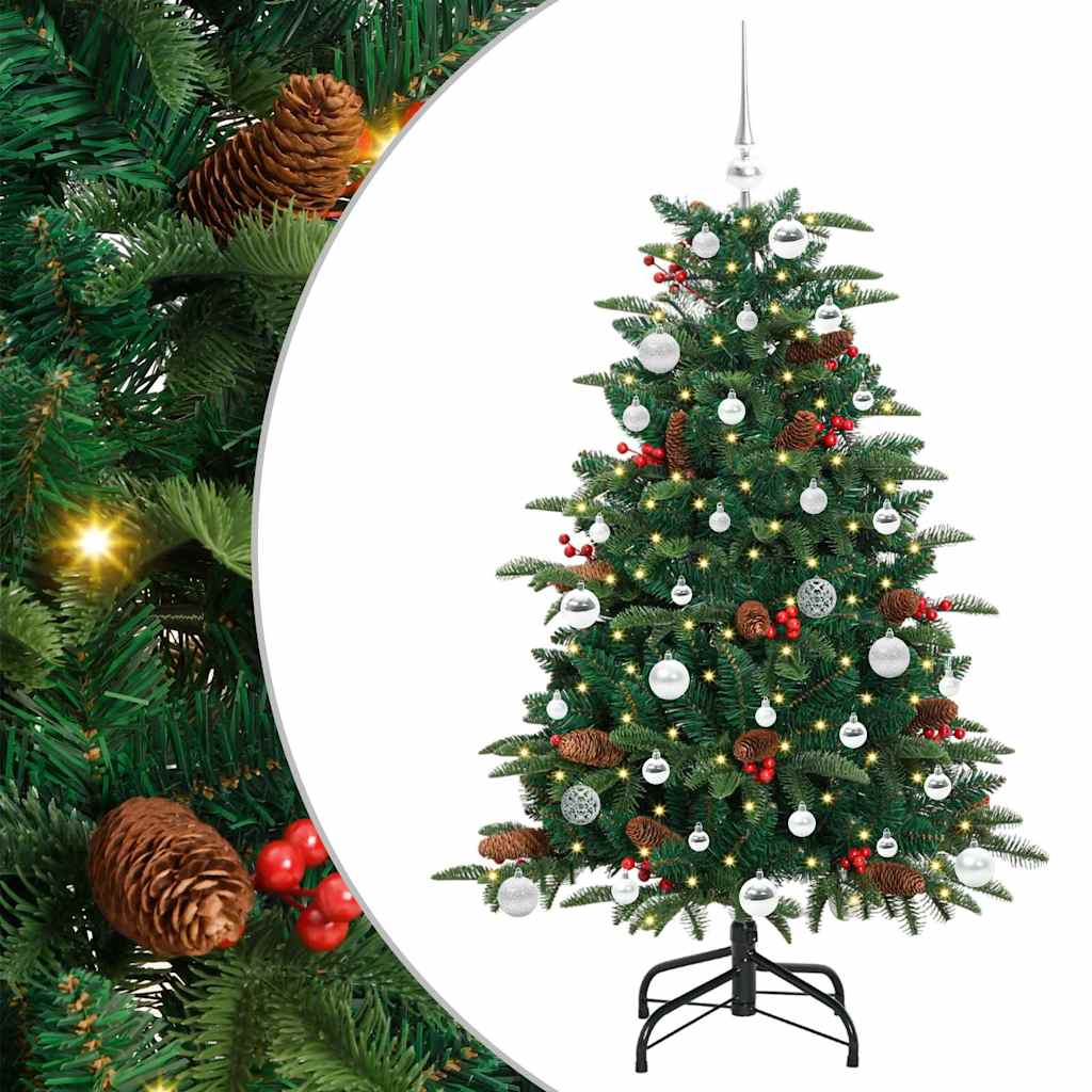 Tehisjõulupuu Roheline 150 cm PVC, metall ja plastik