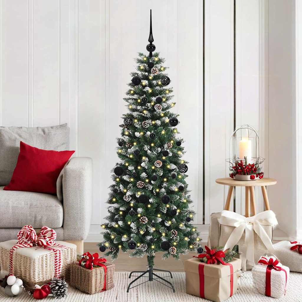 Tehisjõulupuu Roheline 150 cm PVC, plast ja teras