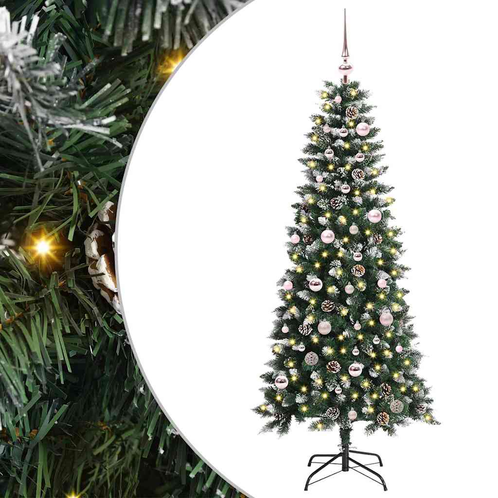 Tehisjõulupuu Roheline 150 cm PVC, plast ja teras