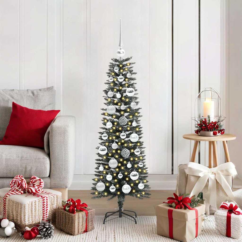 Tehisjõulupuu Roheline 120 cm PVC, Plastikk ja Teras