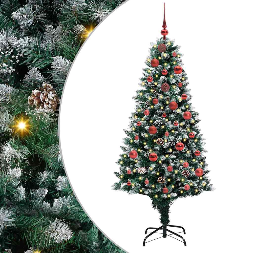 Tehisjõulupuu Roheline 150 cm PVC ja Teras ja Plast