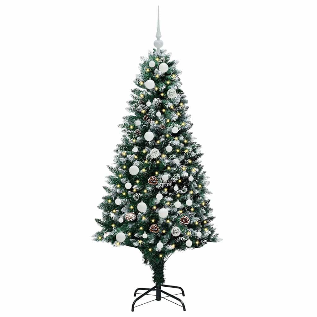 Tehisjõulupuu Roheline 150 cm PVC ja Teras ja Plast
