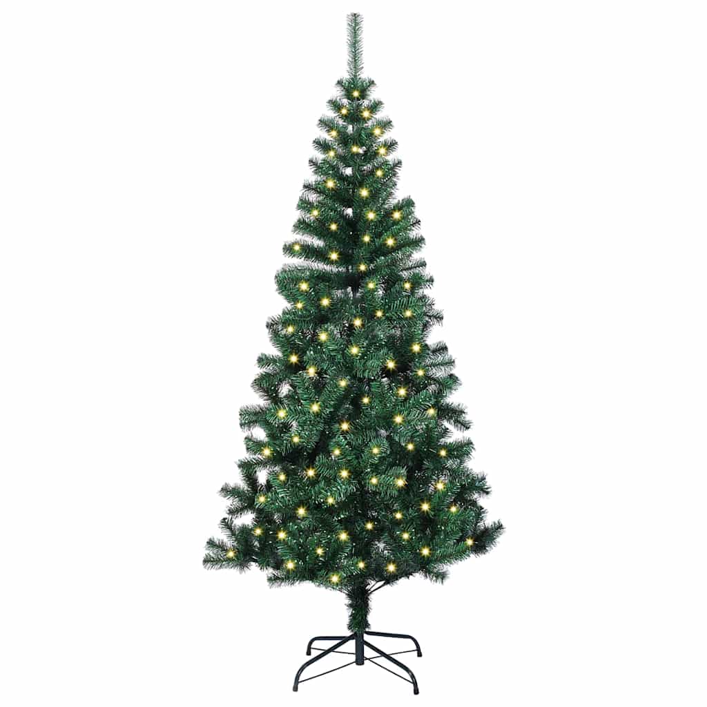 Tehis pre-lit jõulupuu Roheline 150 cm PVC ja metall
