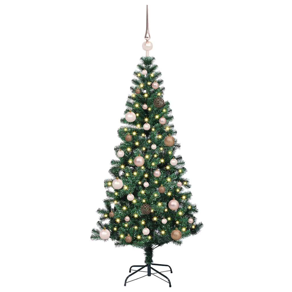 Tehis pre-lit jõulupuu Roheline 150 cm PVC ja metall