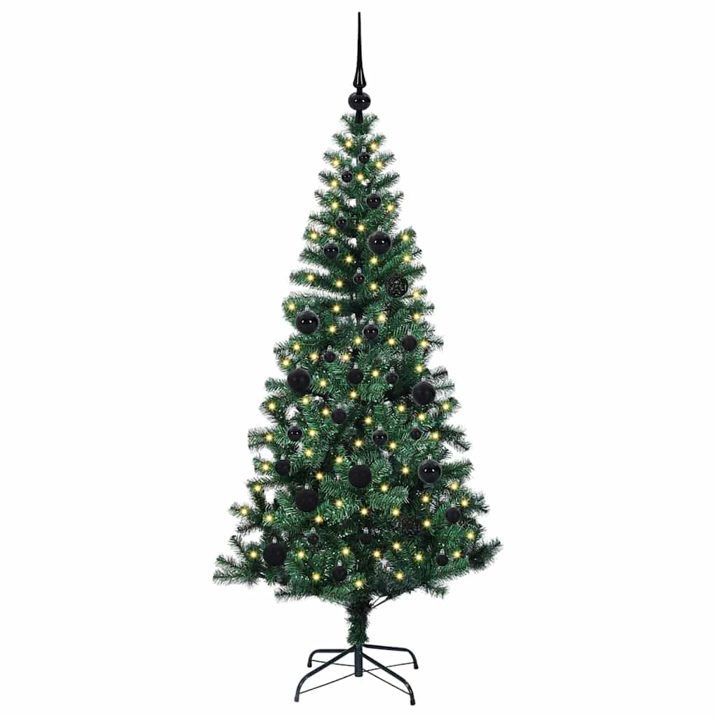 Tehis pre-lit jõulupuu Roheline 150 cm PVC ja metall