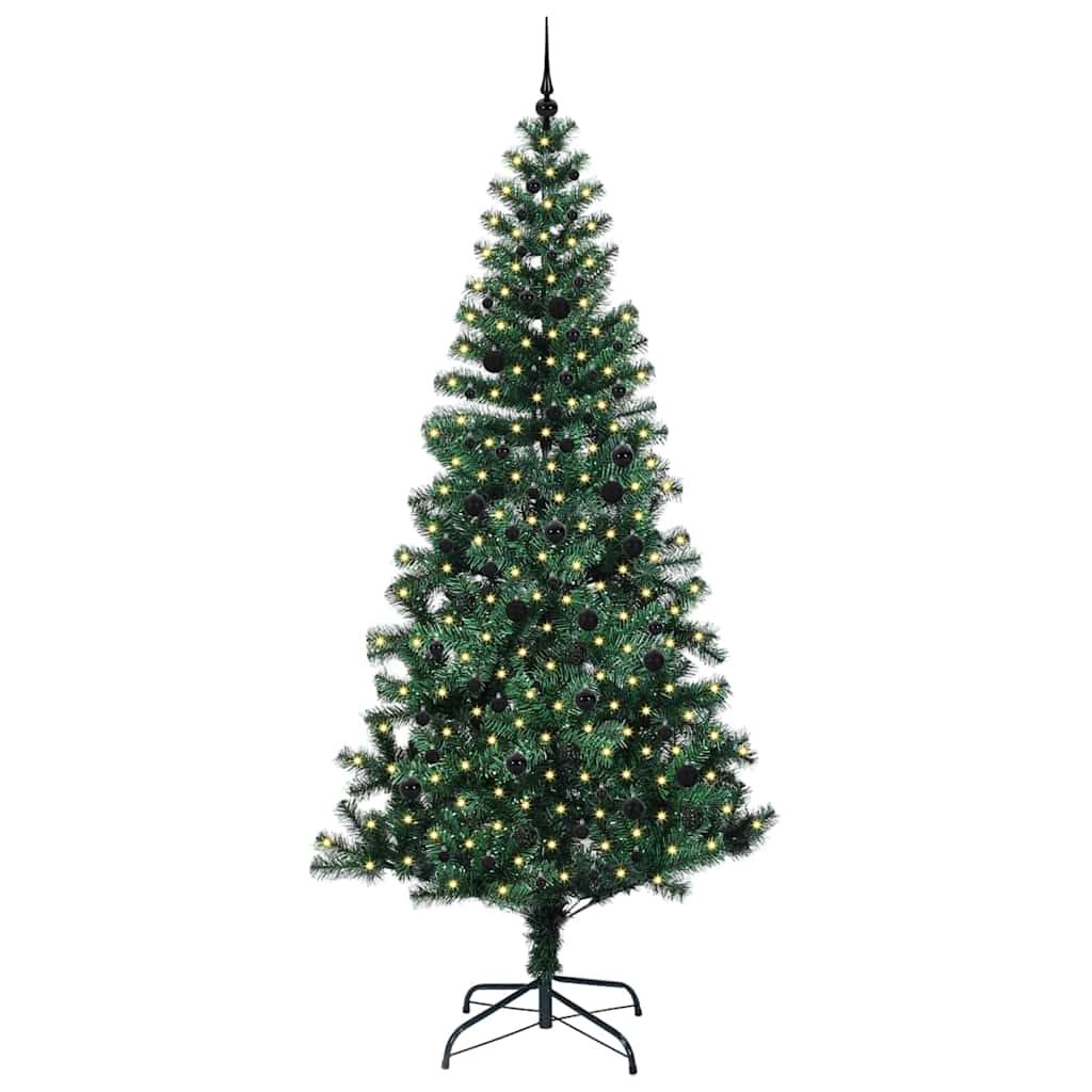 Tehis pre-lit jõulupuu Roheline 240 cm PVC ja metall