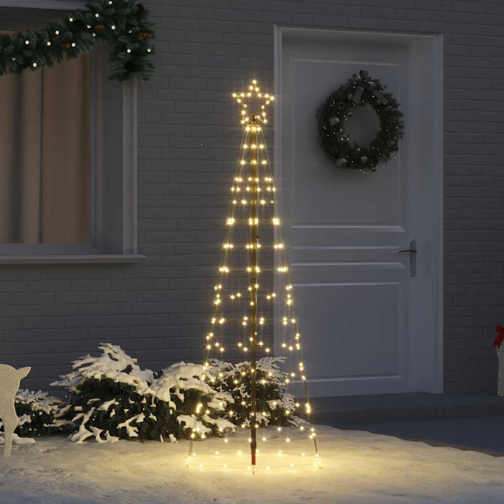 LED jõulupuu 250 cm 390 LED-i Soe valge Teras Soe valge
