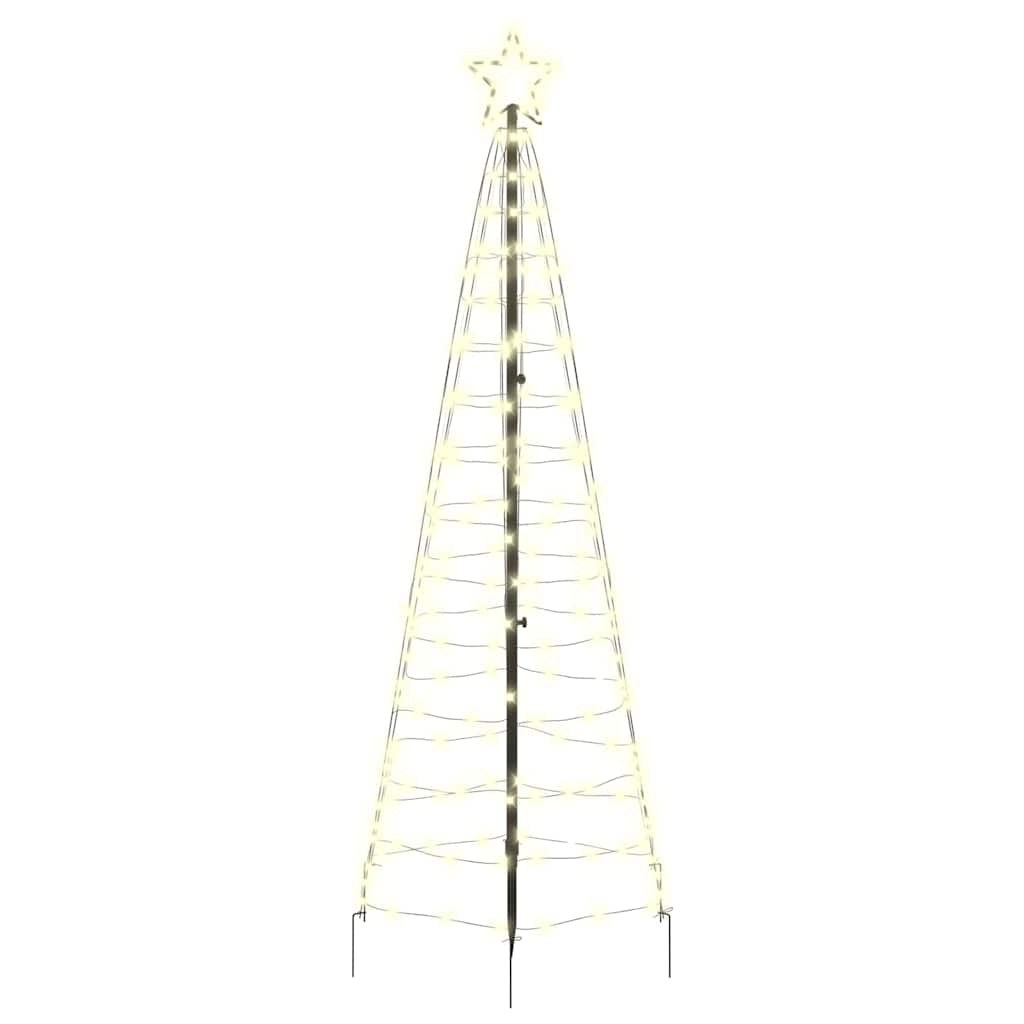 LED jõulupuu 250 cm 390 LED-i Soe valge Teras Soe valge