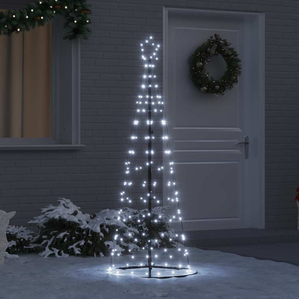 LED jõulupuu EKENAS 250 cm 390 LED-i Külm valge Teras