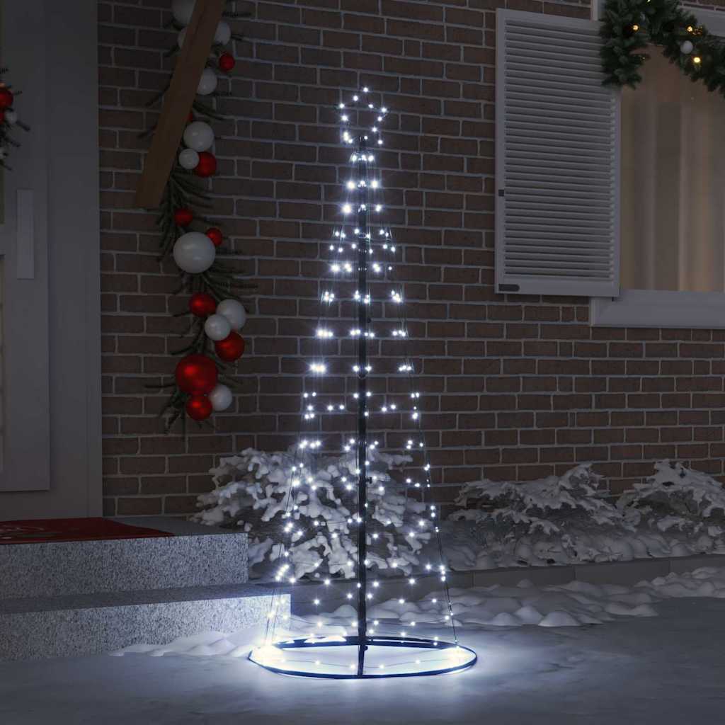 LED jõulupuu EKENAS 250 cm 390 LED-i Külm valge Teras