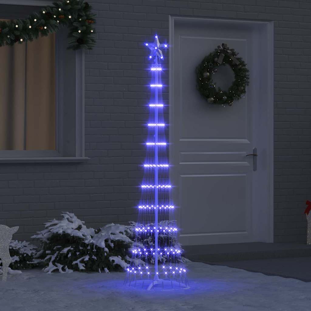 LED jõulupuu Sinine 190 cm Metall