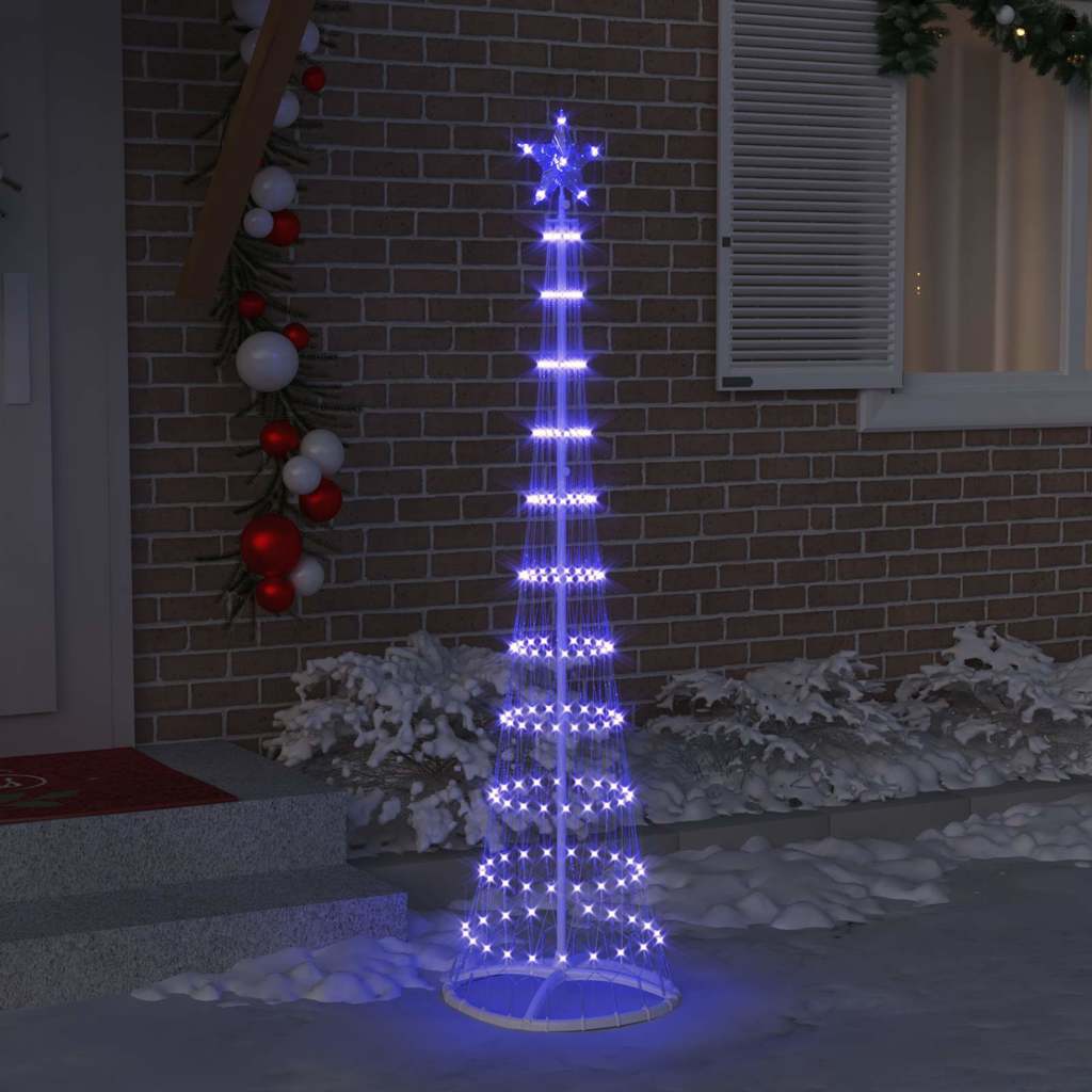 LED jõulupuu Sinine 190 cm Metall