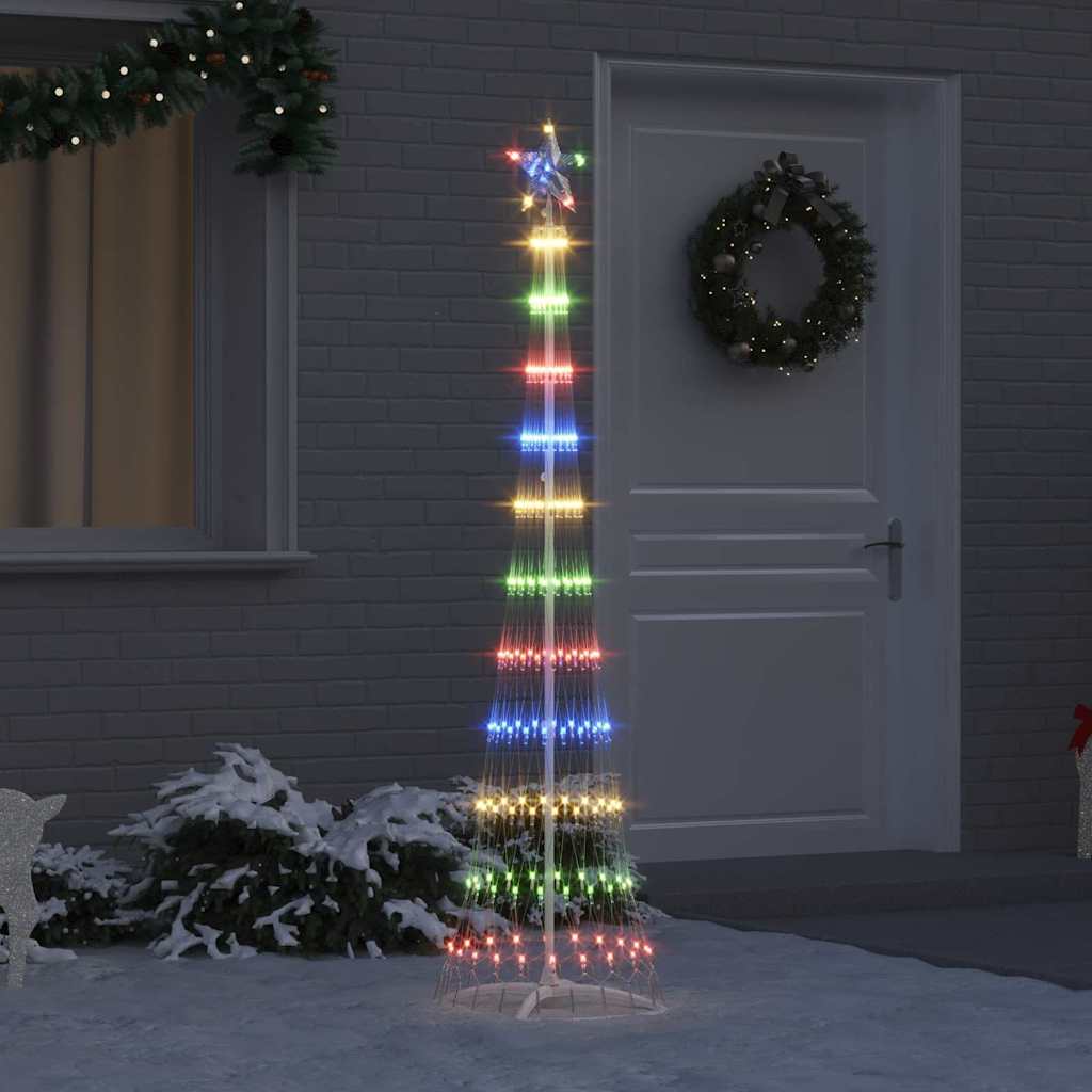 LED jõulupuu Mitmevärviline 190 cm Metall