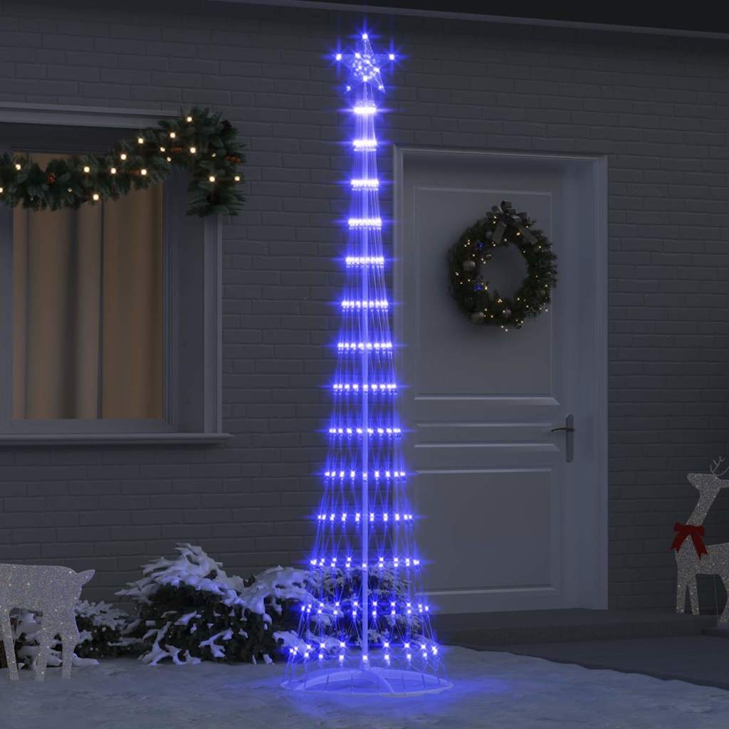 LED jõulupuu Sinine 250 cm Metall