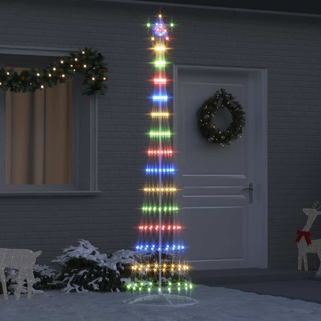 LED jõulupuu Mitmevärviline 250 cm Metall