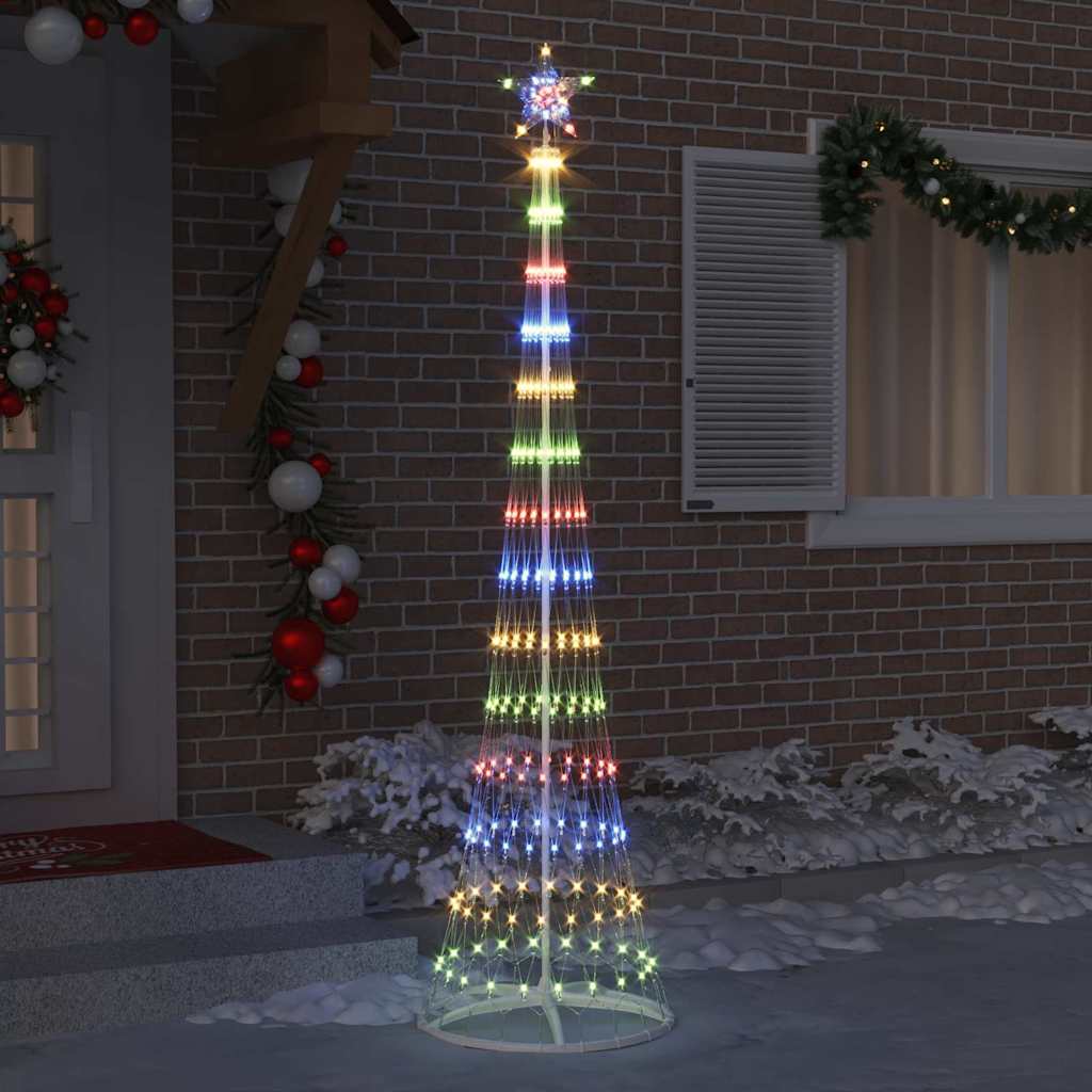 LED jõulupuu Mitmevärviline 250 cm Metall