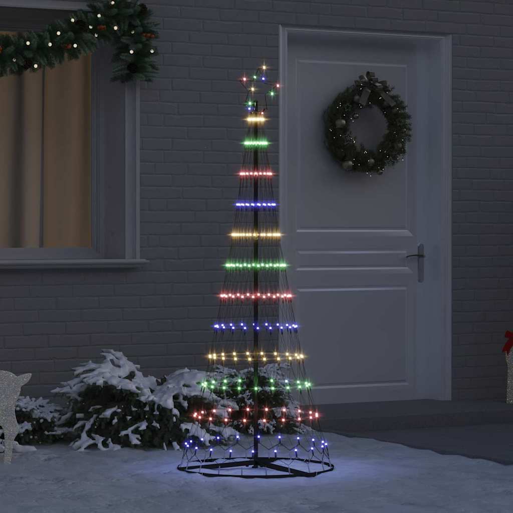 LED jõulupuu Mitmevärviline 180 cm Metall