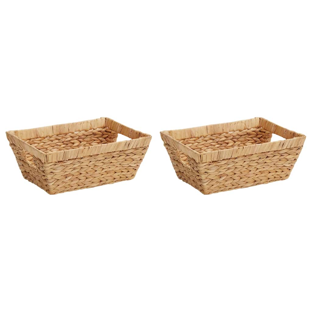 Ladustamiskorvid 2 tk Vesihüatsint 38 x 28 x 15 cm Neutraalne