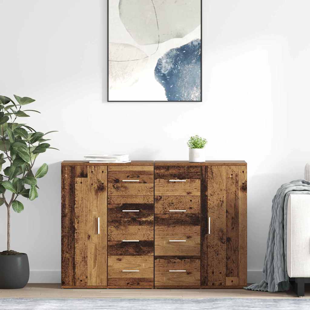 Kappide külgedel CORONA 2 tk Vana puit 59 x 39 x 80 cm