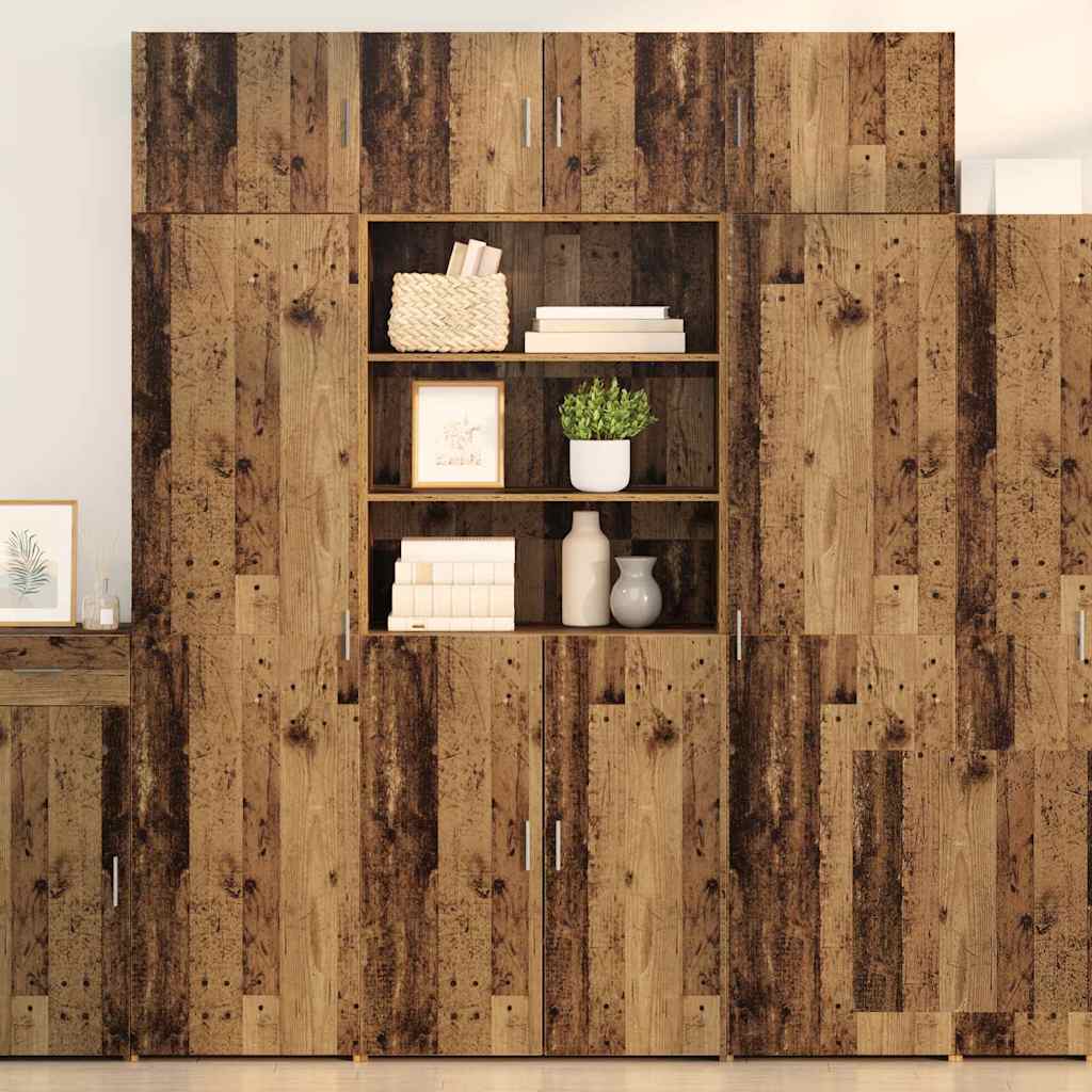 Hoiukapp Vana puit 80 x 42,5 x 225 cm Tehispuit