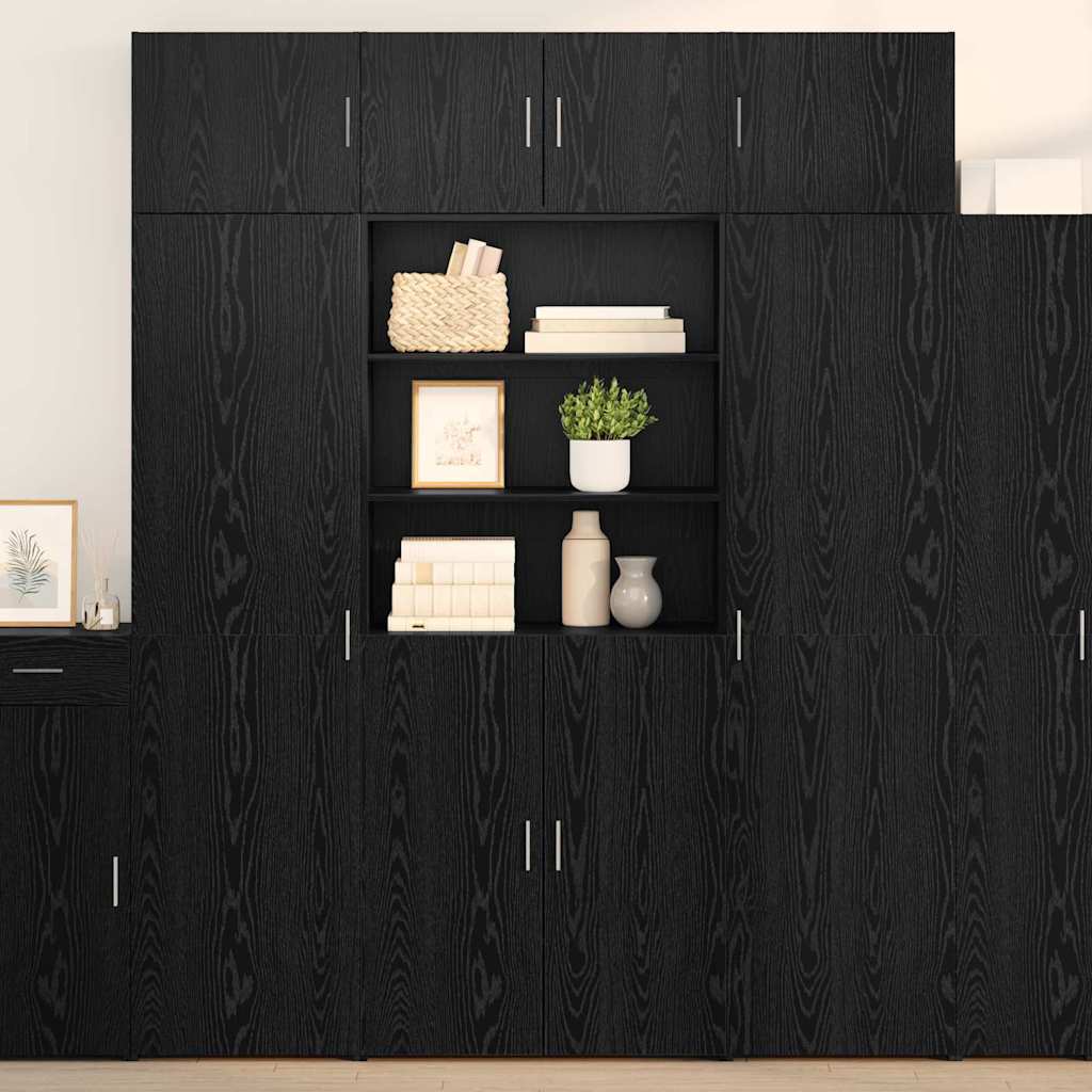Hoiukapp Must tamm 80 x 42,5 x 225 cm Tehispuit