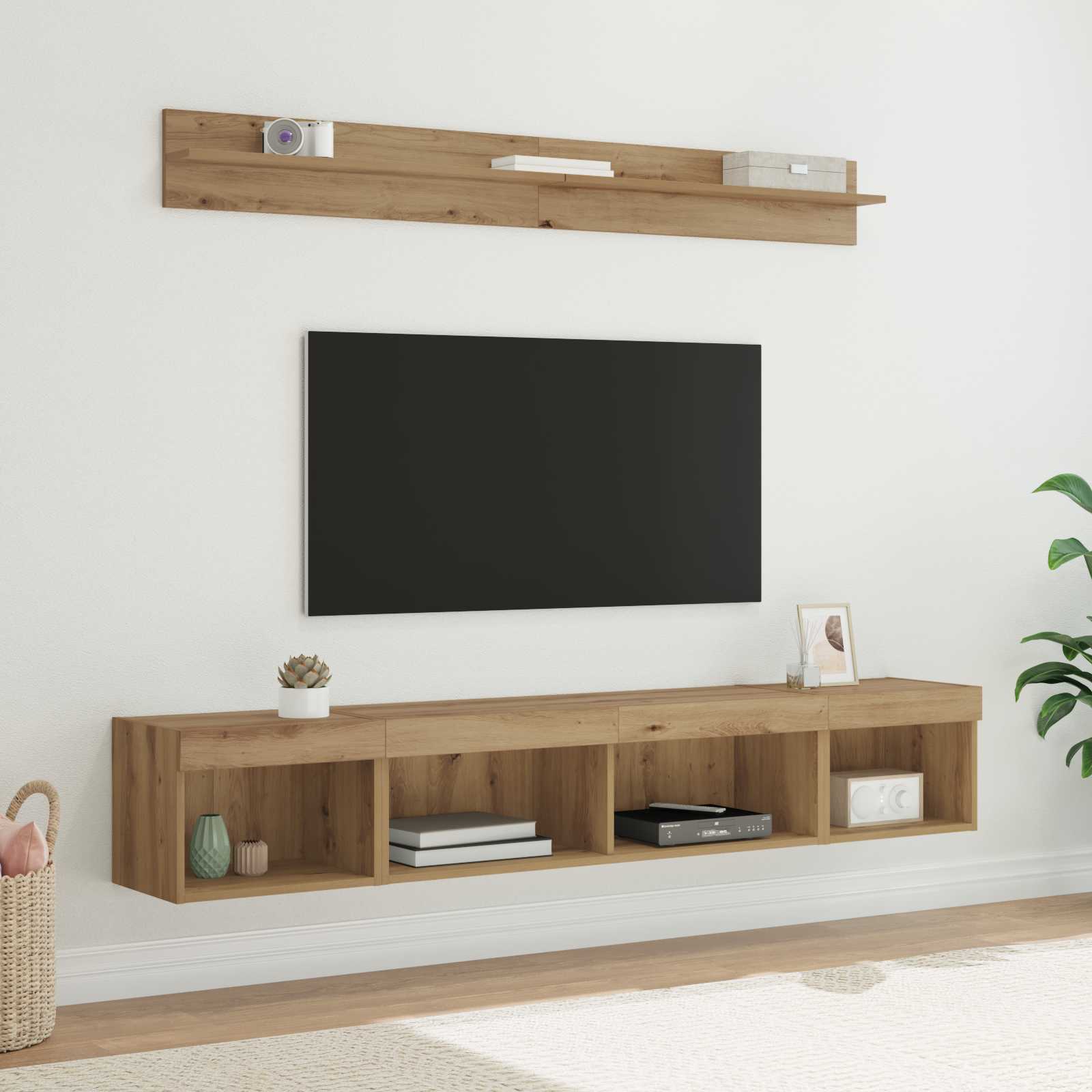 TV seinakapikomplekt 5 tk Käsitööpuu Tehispuit