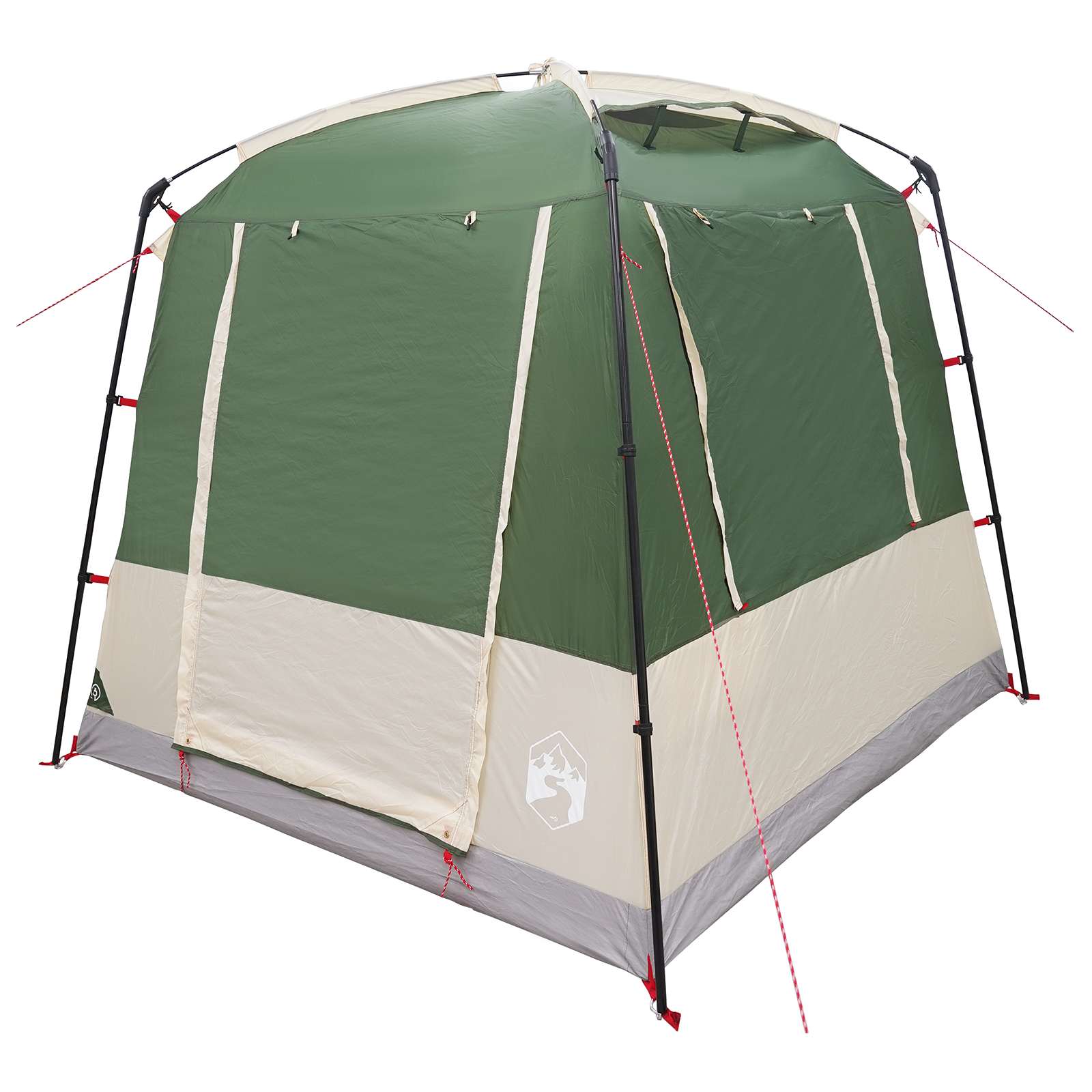 Pidutelgid 4-kohaline Roheline 185T Polüester PU-kattega