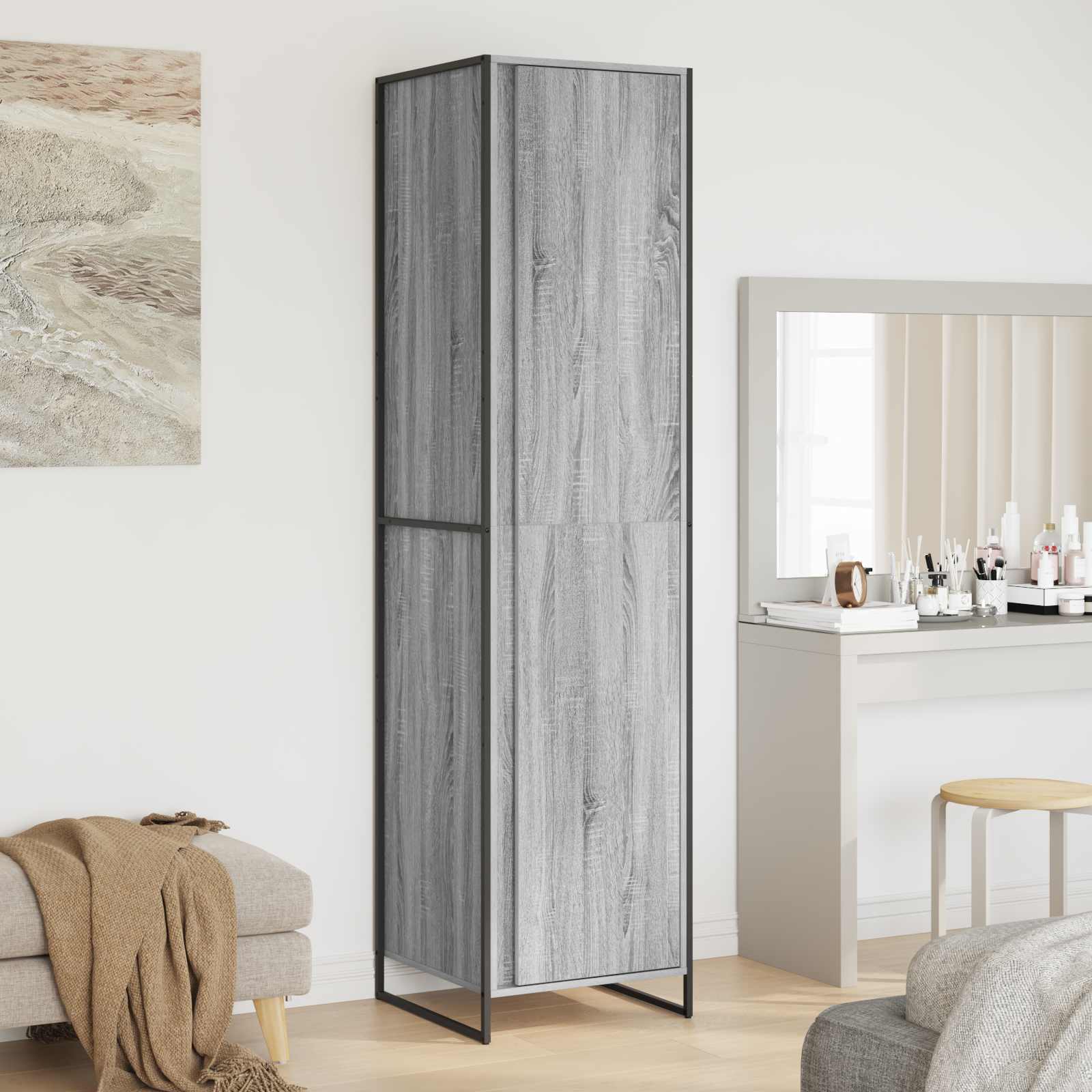 Riidekapp Hall Sonoma 50 x 50 x 200 cm Tehispuit