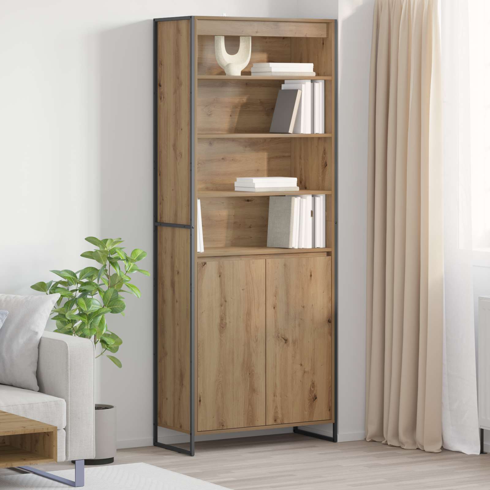 Pikad Kapid Artisani tamme 79 x 36 x 200 cm Tehispuit