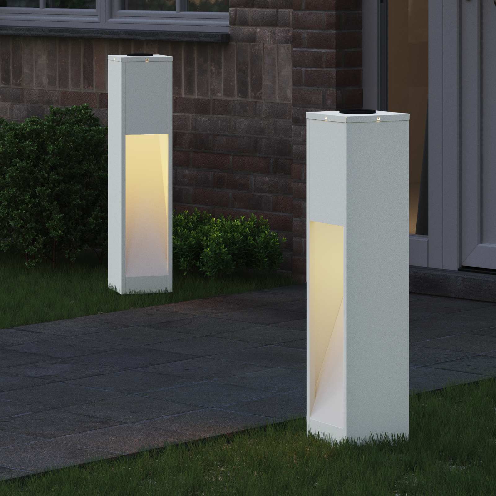 Päikese Led Rada Valgus 2 tk Soe valge 18 x 18 x 80 cm