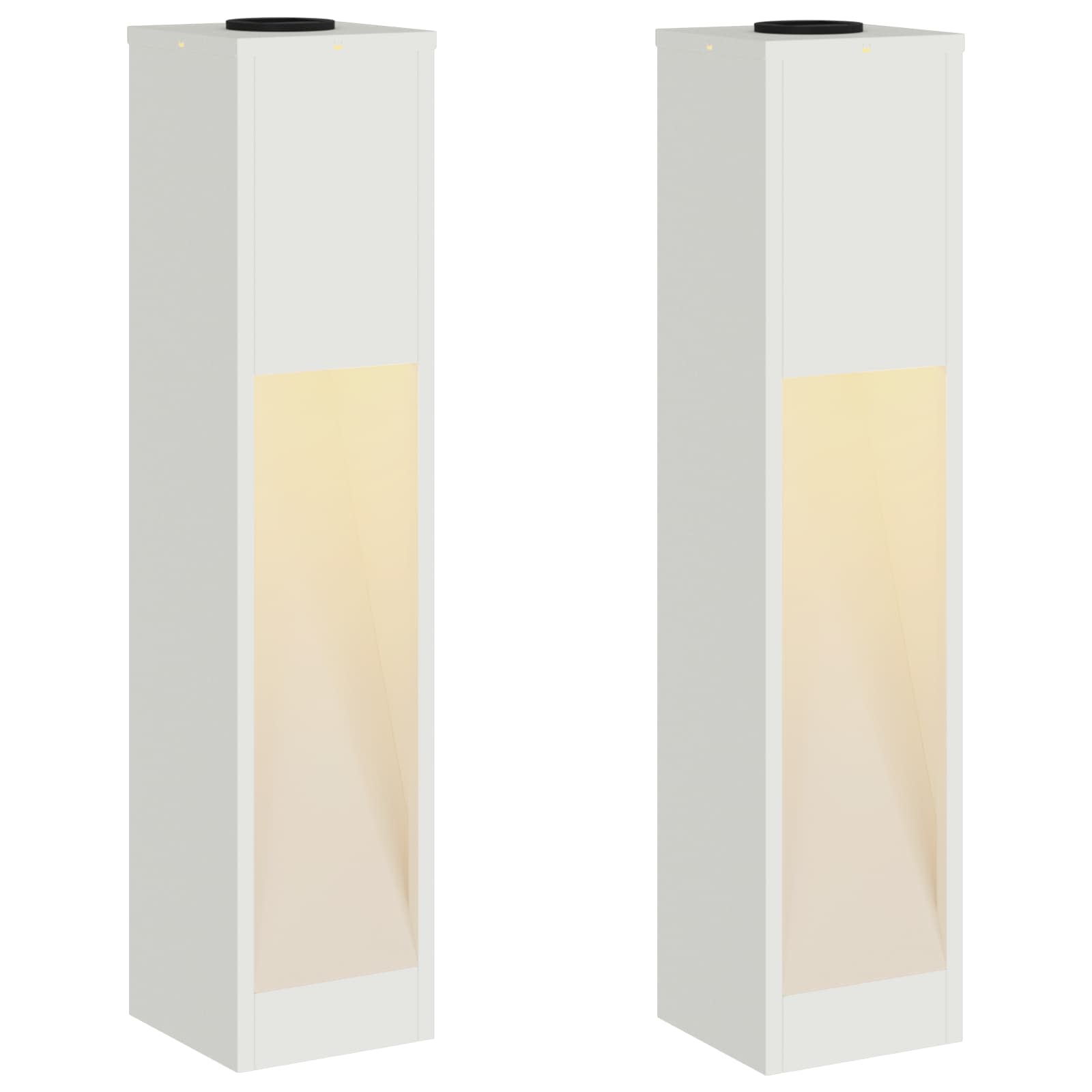 Päikese Led Rada Valgus 2 tk Soe valge 18 x 18 x 80 cm