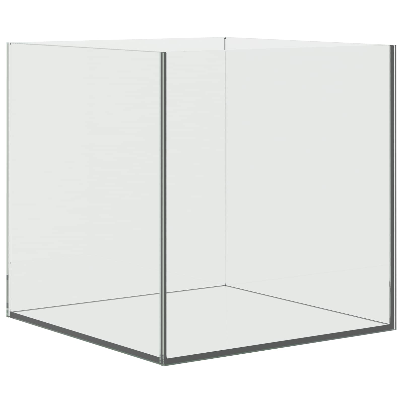Akvaarium ladustamisega Läbipaistev 30 x 30 x 30 cm Klaas