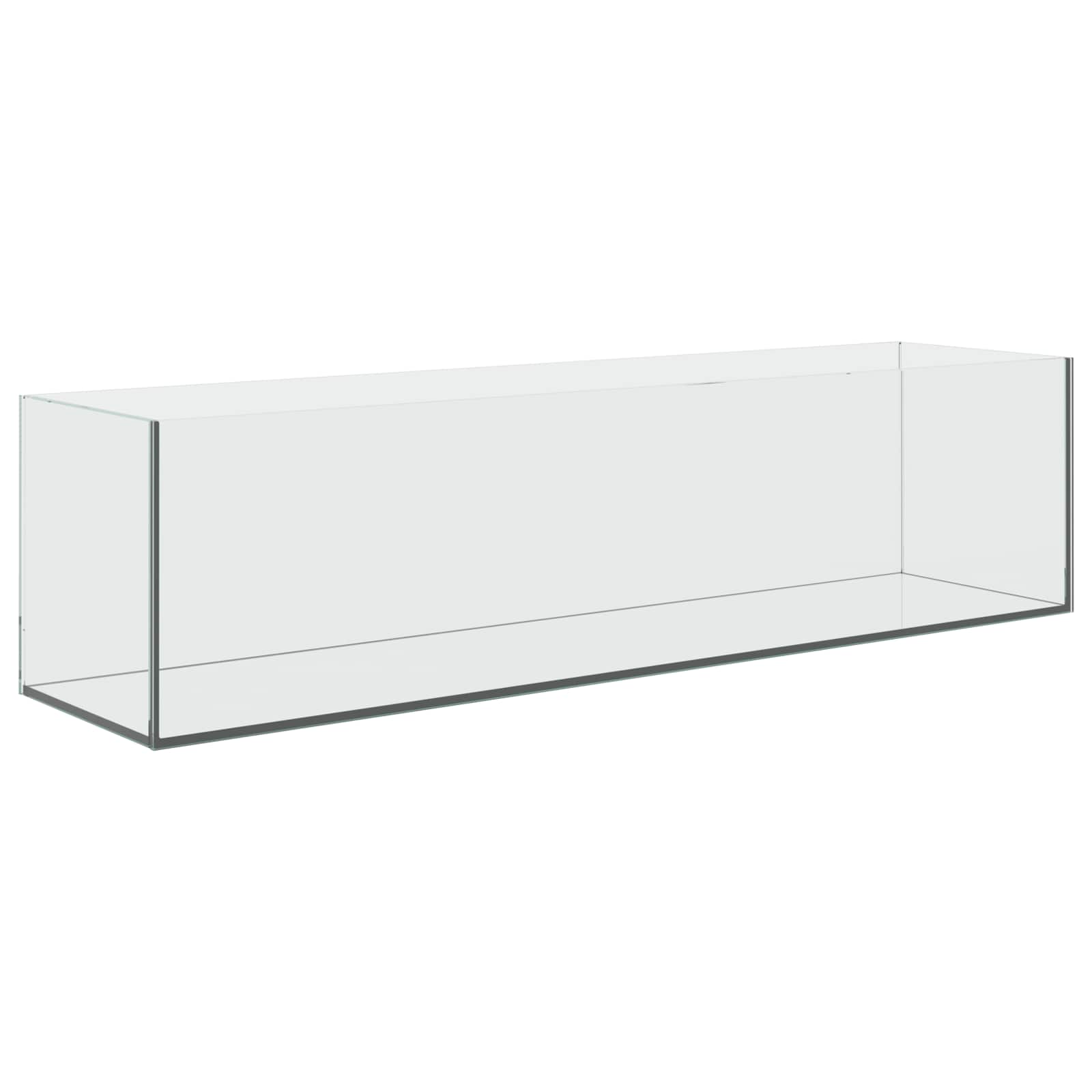 Akvaarium ladustamisega Läbipaistev 80 x 20 x 20 cm Klaas